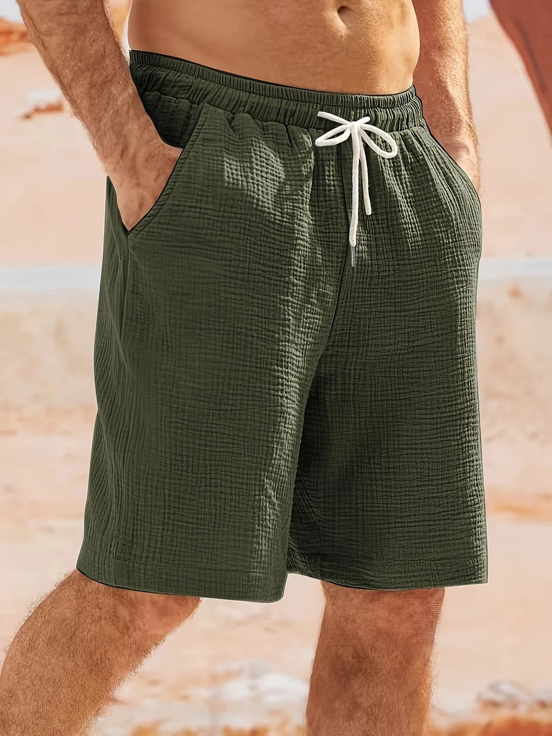 Bancroft - Pantaloni Scurți Eleganți Largi Cu Buzunare