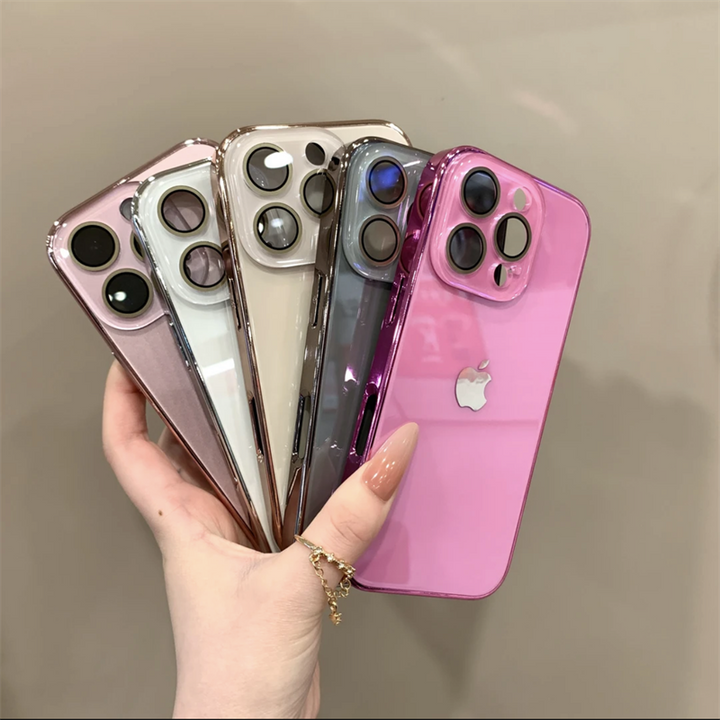 Chromelux – Husă Premium Din Sticlă Galvanizată Pentru iPhone
