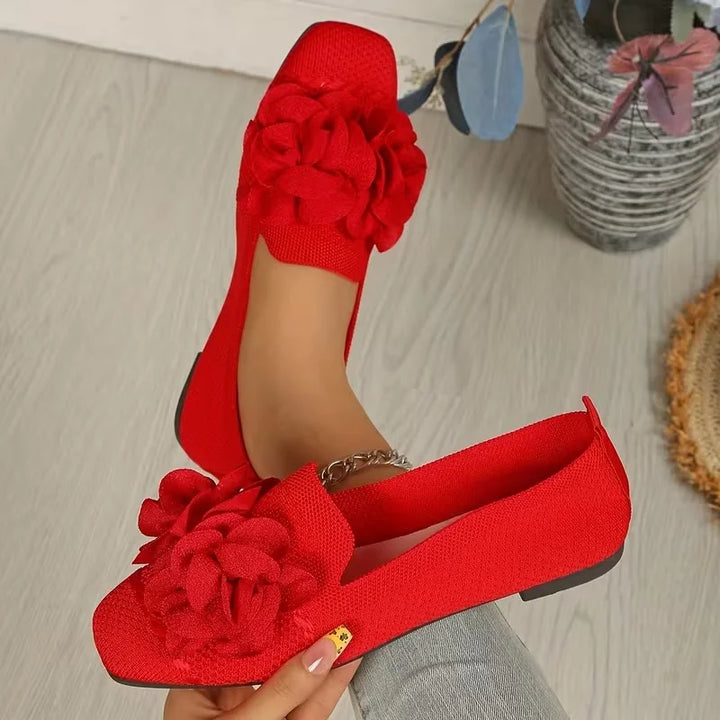 Catriona - Pantofi Cu Toc Plat Mary Jane Cu Imprimeu Floral