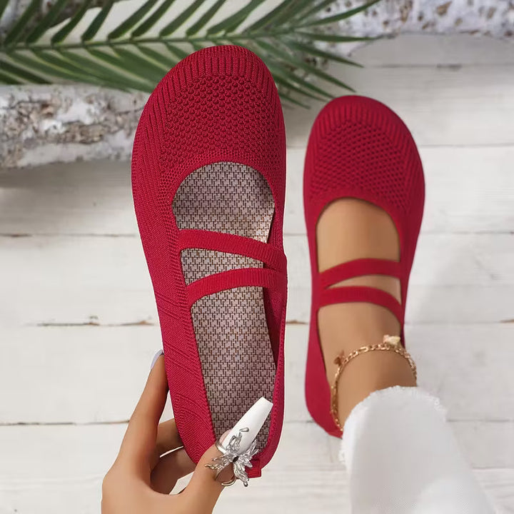 Kethryn - Pantofi Fără șireturi Din Tricot Model Mary Jane