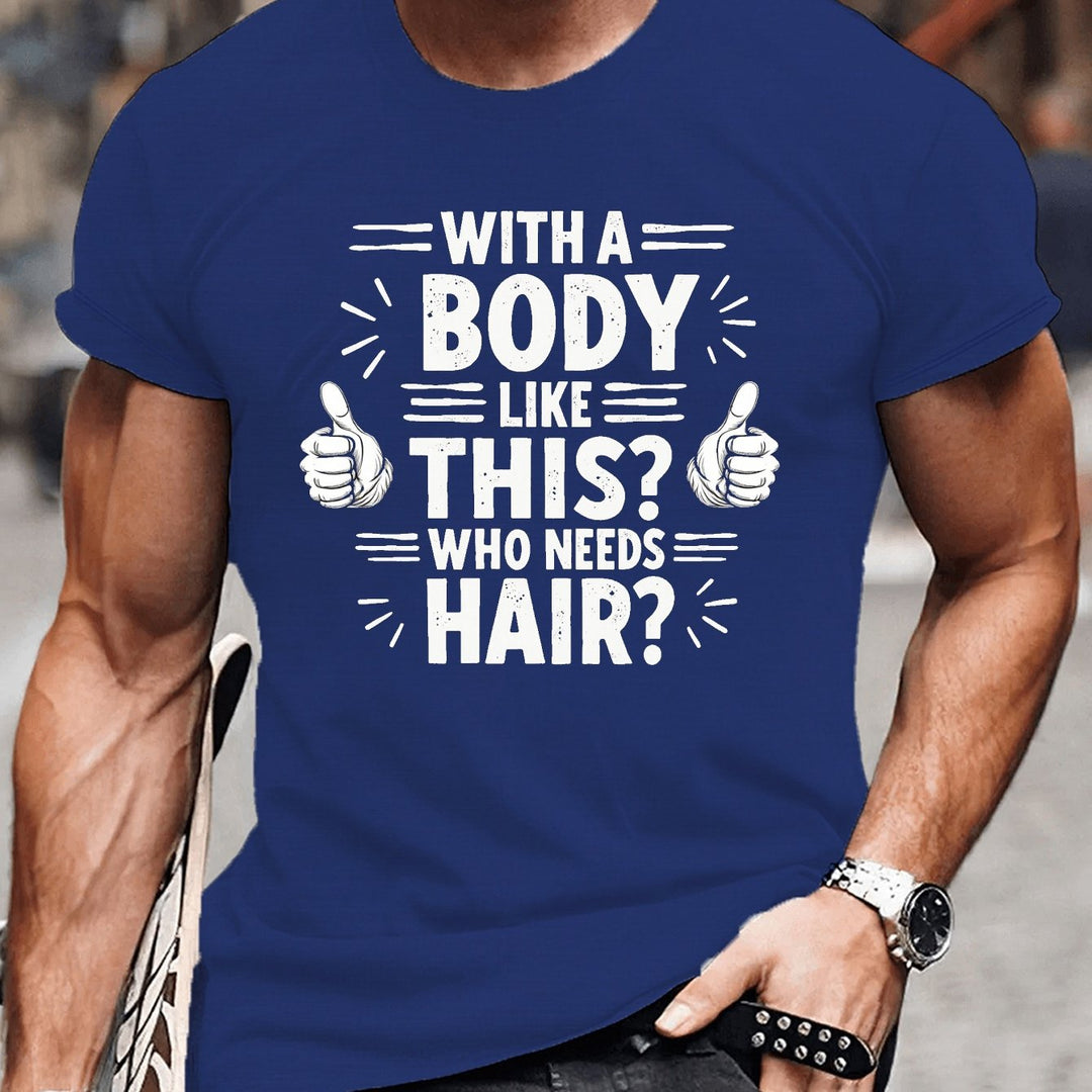 Hairy – Tricou Elegant cu Mânecă Scurtă