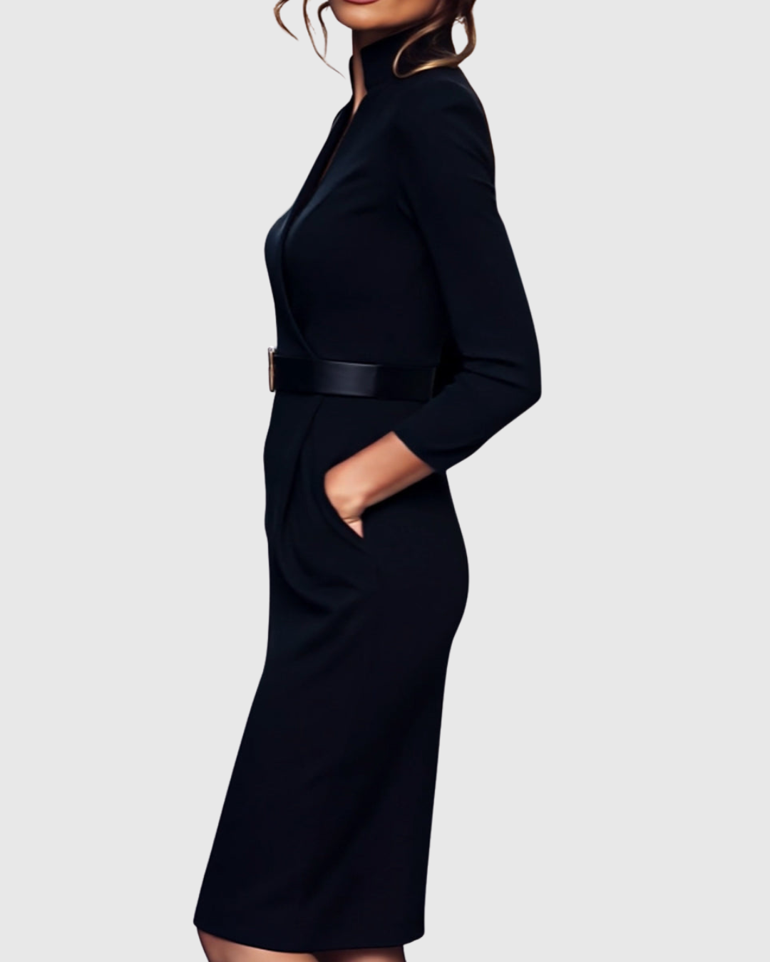 Meirav - Rochie Midi Elegantă