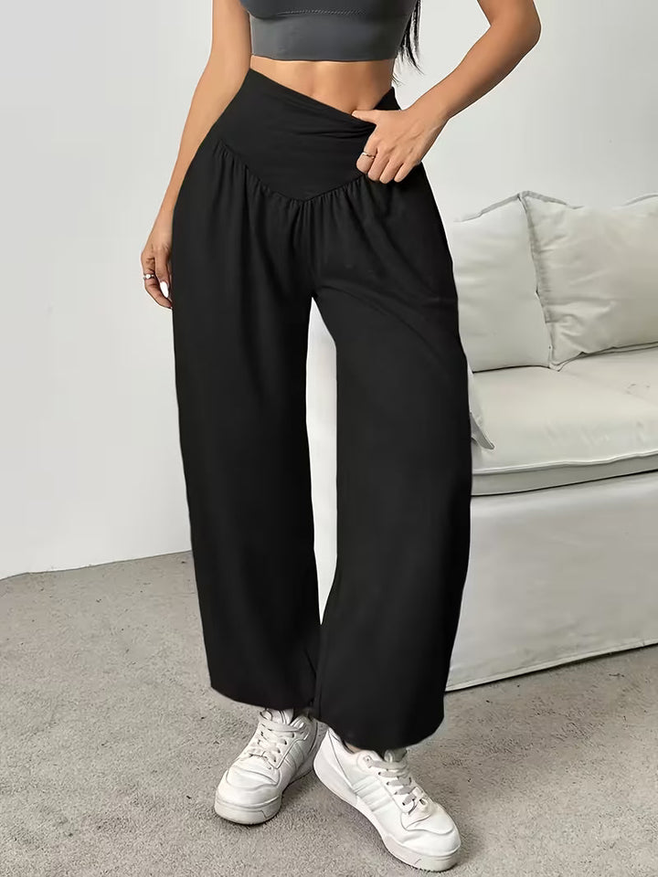 Millora – Pantaloni Elastici, Moi, Cu Croi Larg