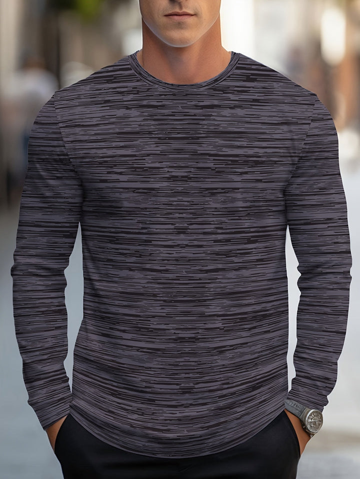 Alir - Casual Long Sleeve Shirt With Striped