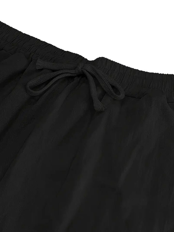 Babaev - Pantaloni Eleganți Din In