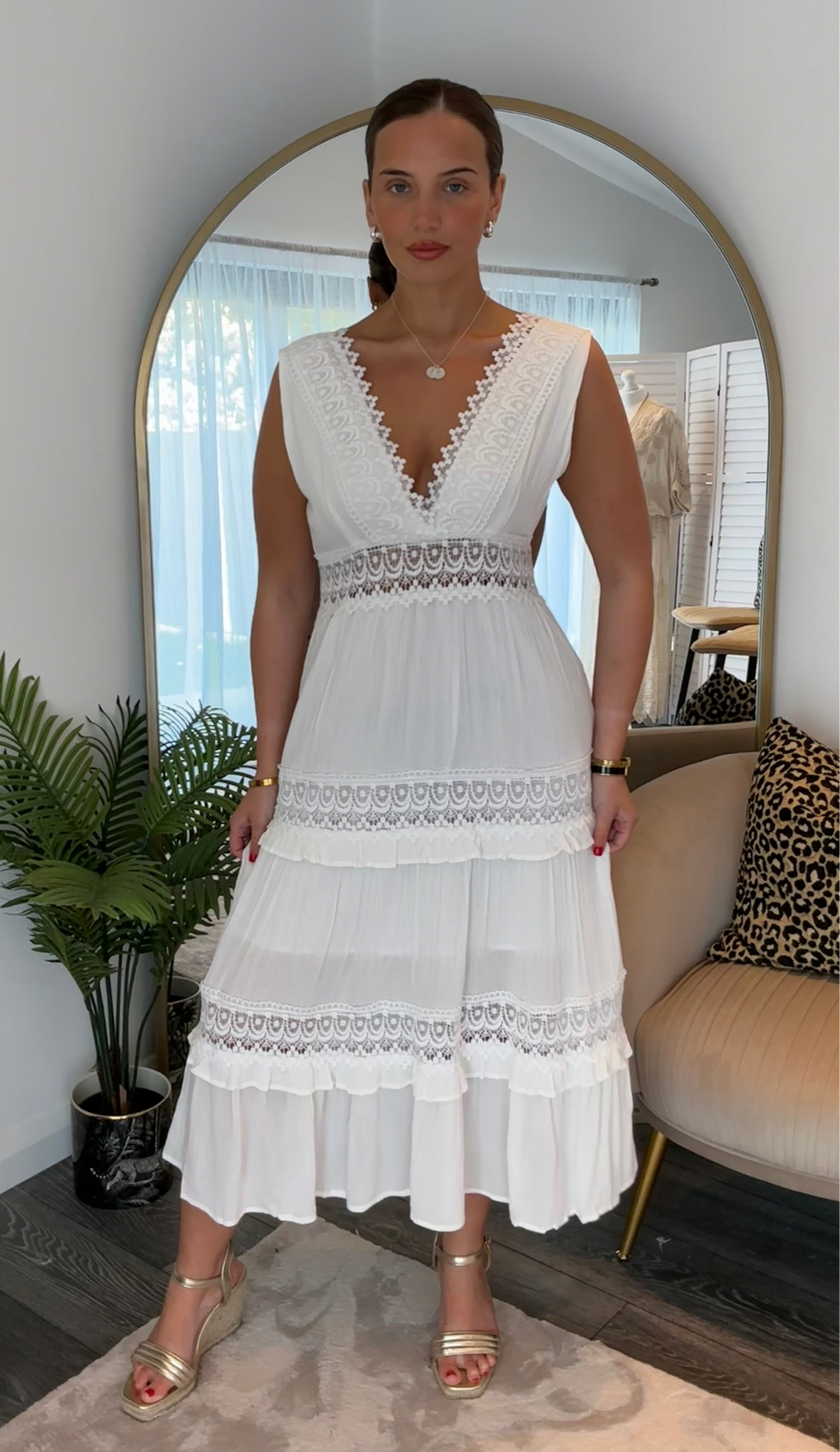 Clothilde - Rochie Lungă De Vară Croșetată