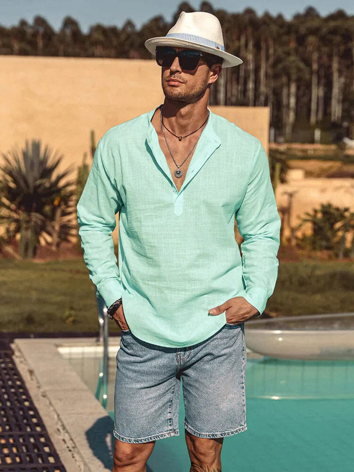 Panika - Camicia in Cotone e Lino