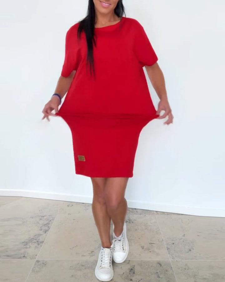 Ulrika - Rochie Mini Cu Mâneci Scurte