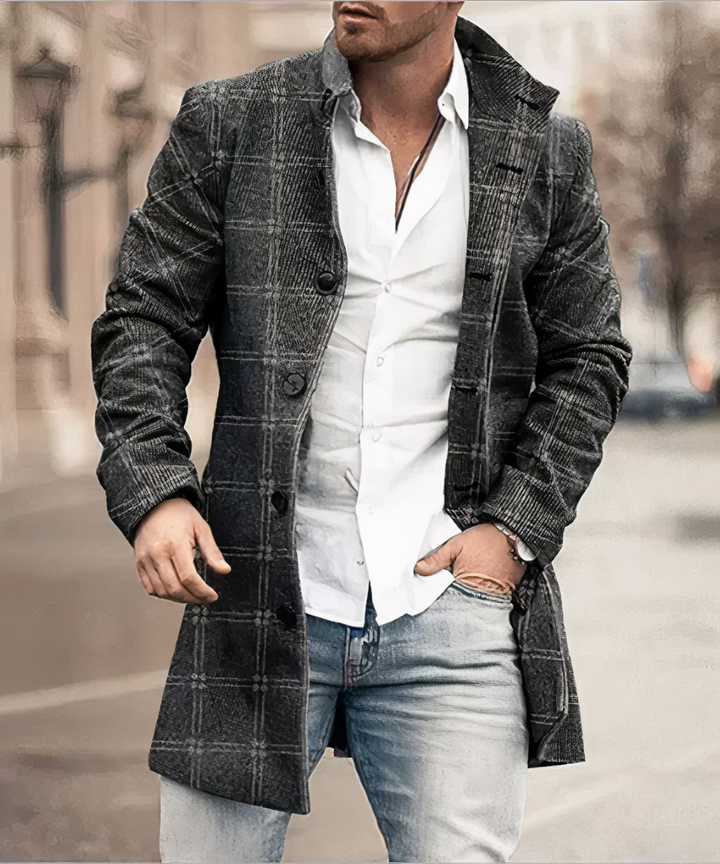 Evans - Trench Clasic Cu Nasturi În Față