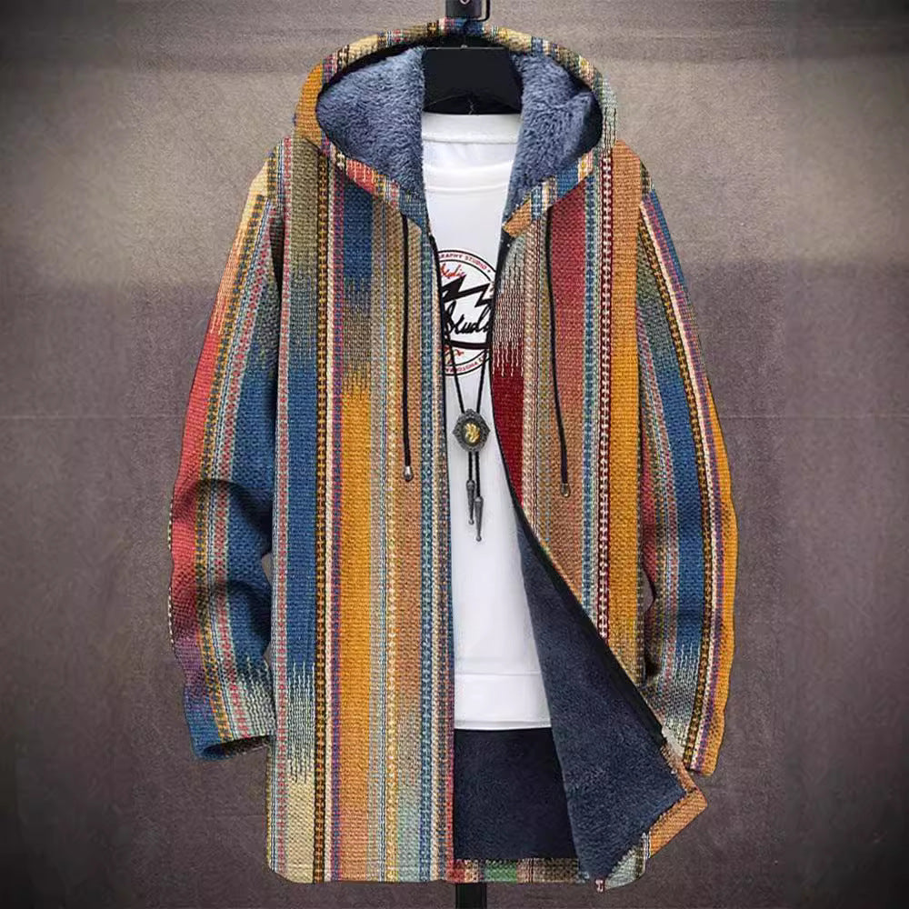 Annet -  Cardigan luxos, Inspirat artistic, cu închidere cu Fermoar