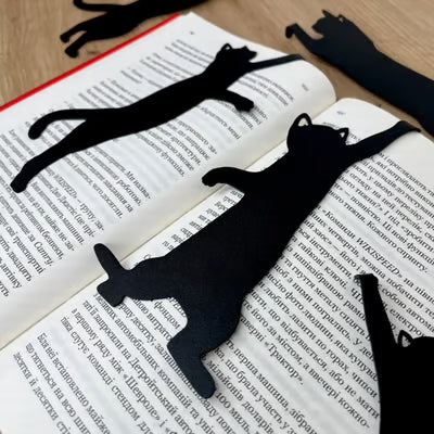 KittyMark - Semne de Carte din Metal în Formă de Pisică