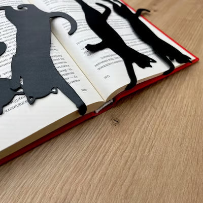 KittyMark - Semne de Carte din Metal în Formă de Pisică