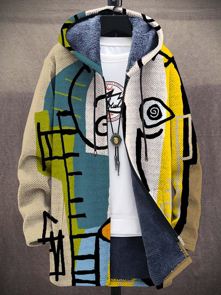 Bindi - Cardigan luxos, Inspirat artistic, cu închidere cu Fermoar