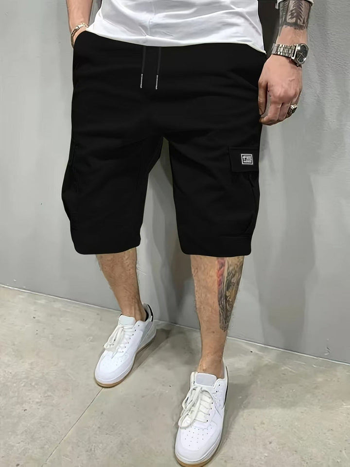 Emmitt - Pantaloni Scurți Cargo Cu Mai Multe Buzunare