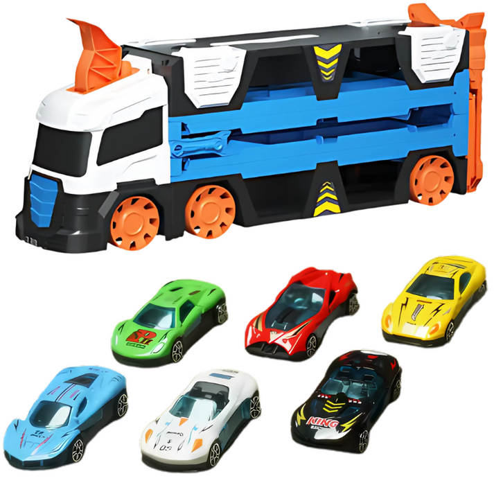 MechTrack - Camion Transformator Versatil cu Pistă de Curse