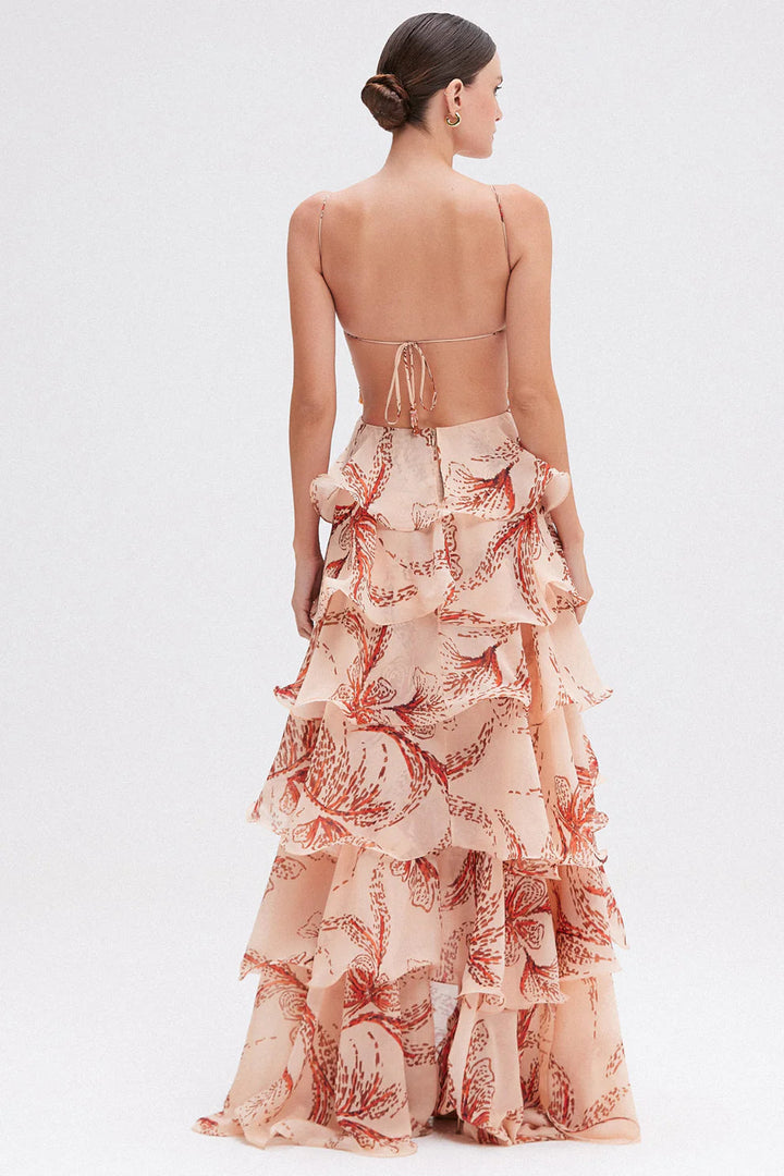 Ameliah - Rochie Elegantă Fără Mâneci, Cu Volane