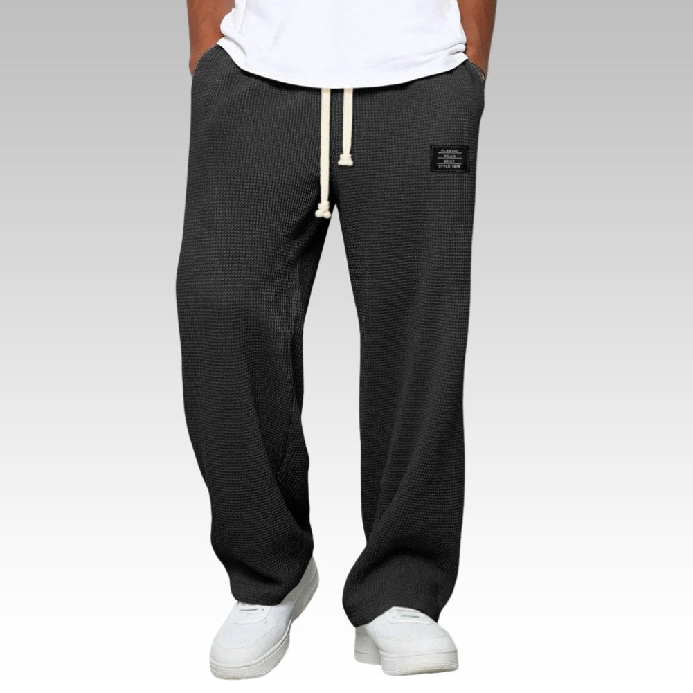 Androw - Pantaloni Confortabili Cu Croi Larg
