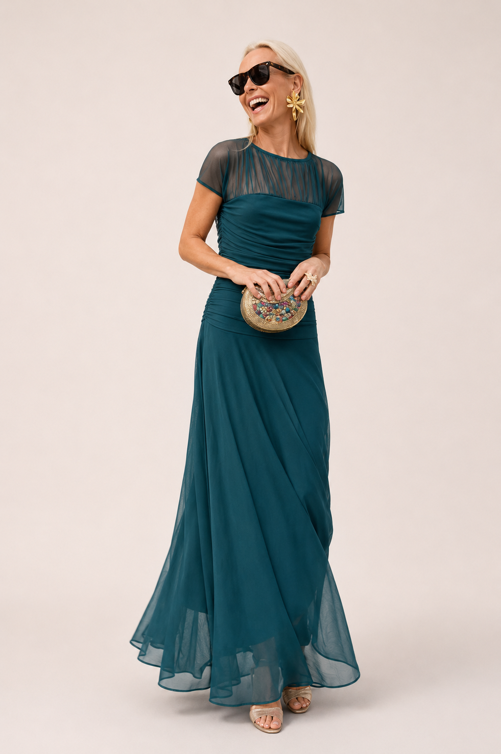 Lesliy – Rochie Elegantă Din șifon