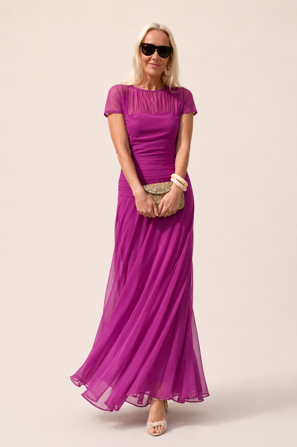 Lesliy – Rochie Elegantă Din șifon