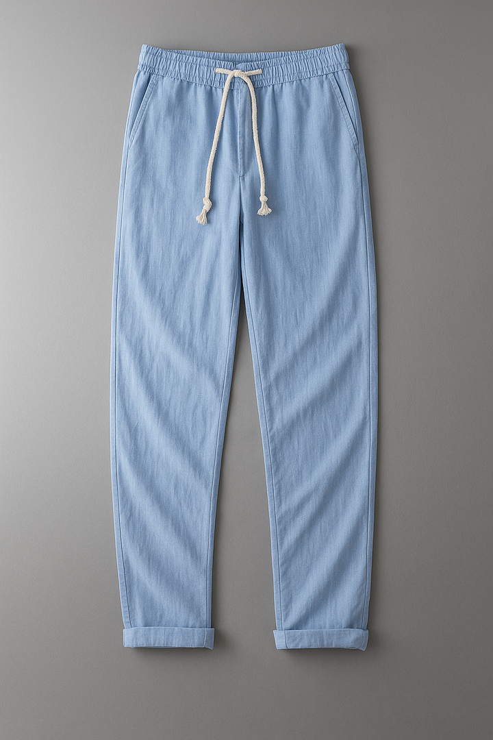 Preston - Pantaloni Eleganți Din In