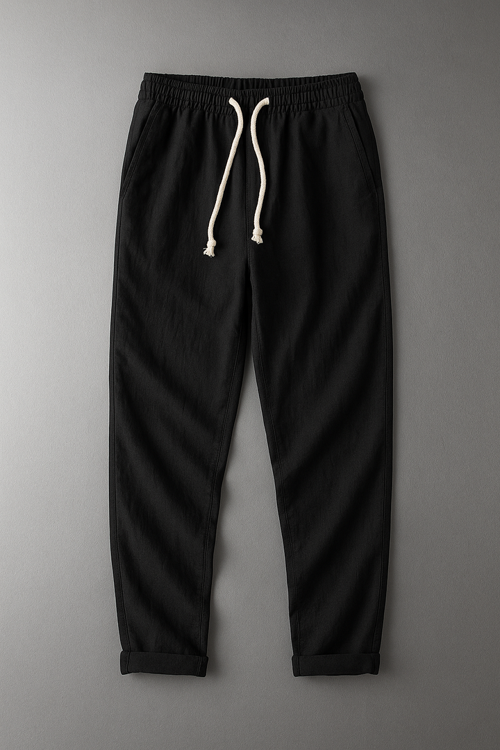 Preston - Pantaloni Eleganți Din In