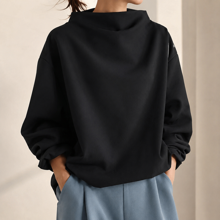 Klita - Bluză Oversized Cu Mâneci Lungi