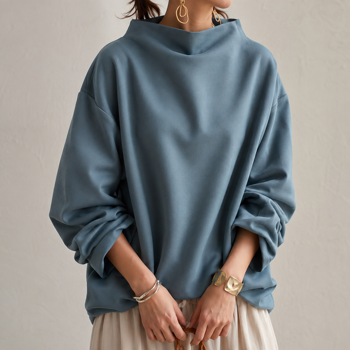 Klita - Bluză Oversized Cu Mâneci Lungi