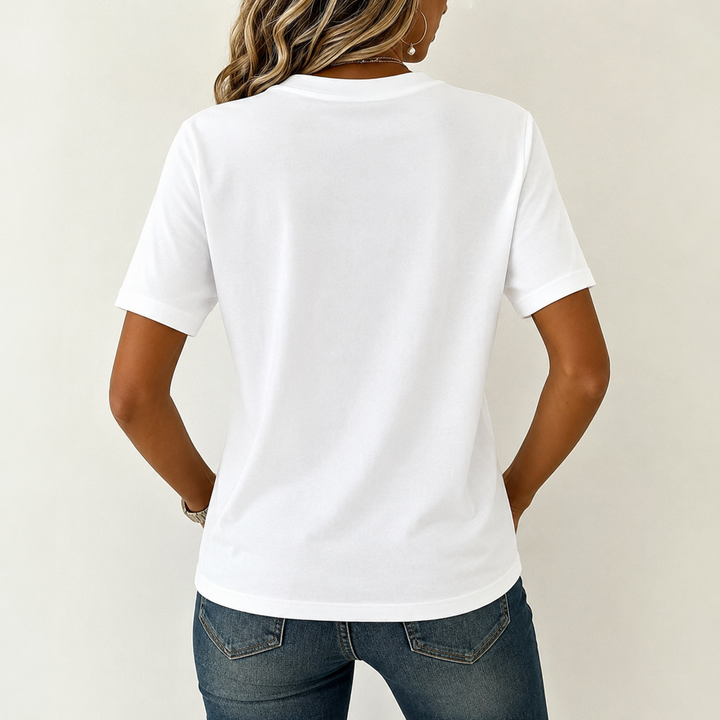 Wilina - Tricou Casual Cu Imprimeu Floral