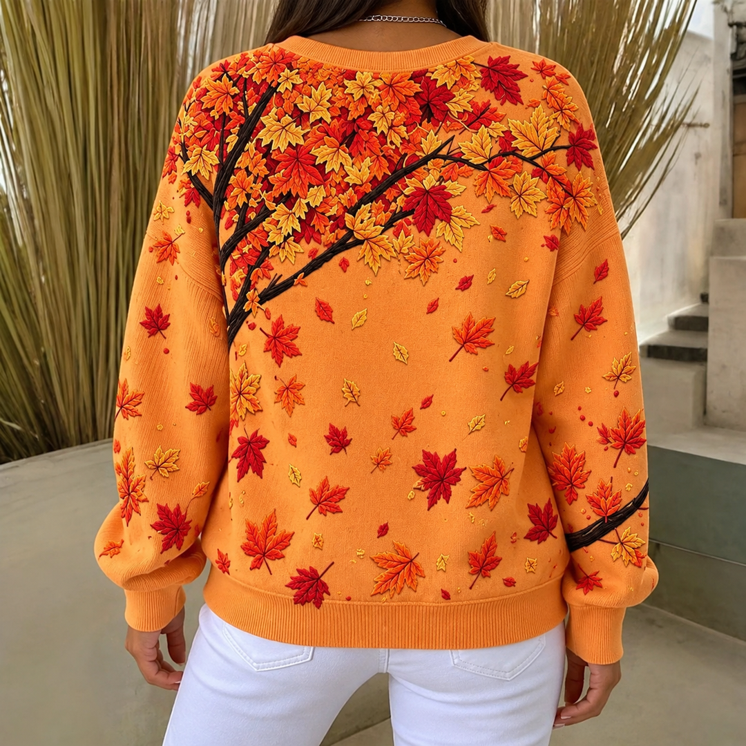 Jivina - Hanorac casual cu imprimeu cu pisici
