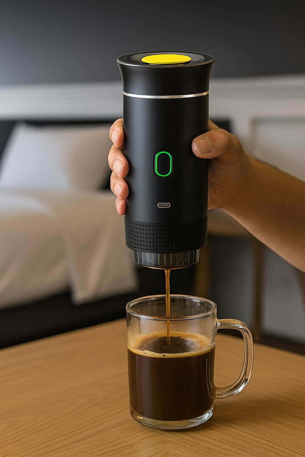 AeroCafe - Aparat Portabil Pentru Espresso și Cappuccino