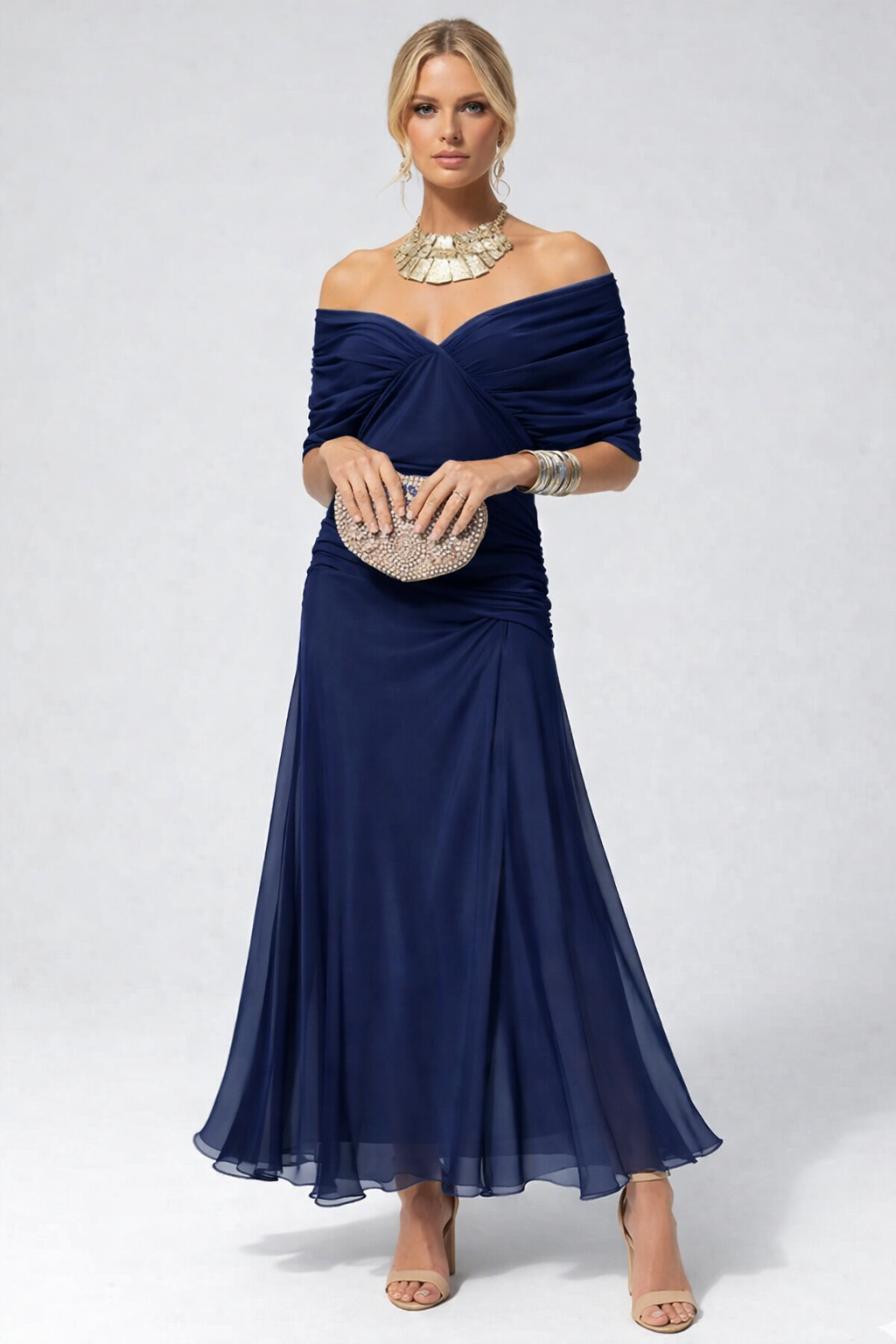 Manich - Rochie Midi Fluidă