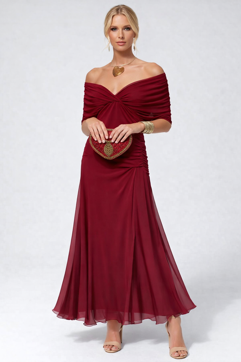 Manich - Rochie Midi Fluidă
