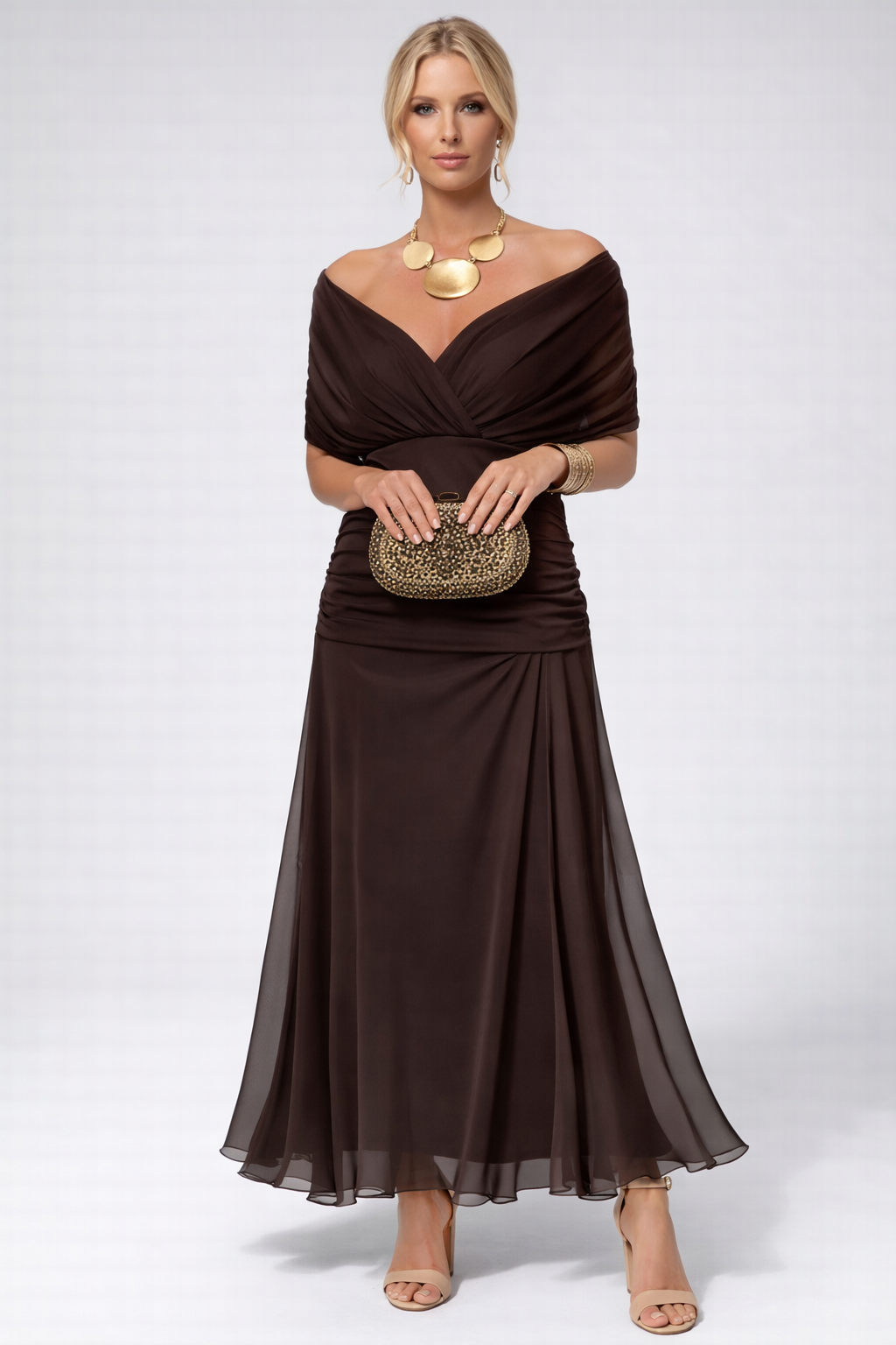 Manich - Rochie Midi Fluidă