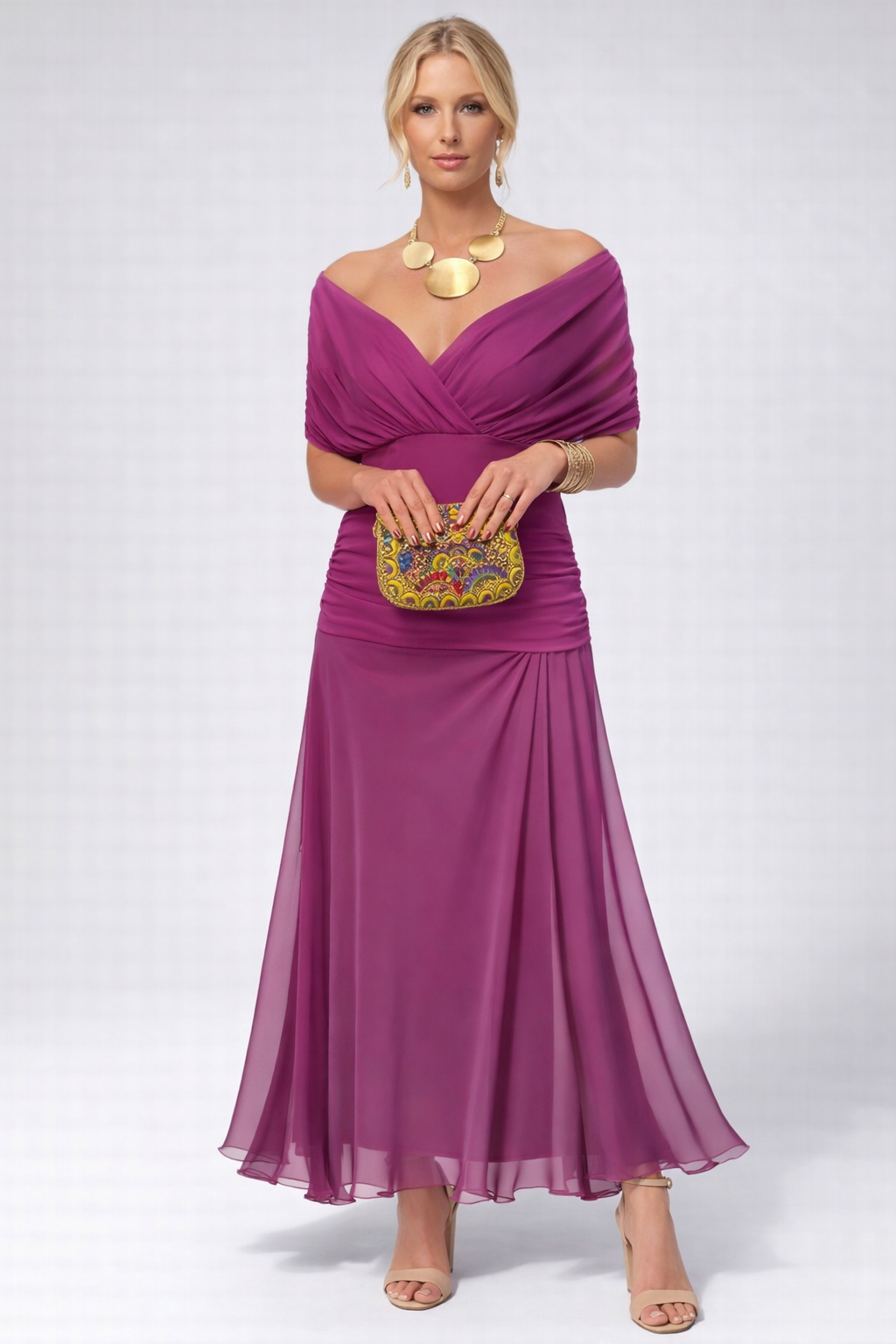 Manich - Rochie Midi Fluidă