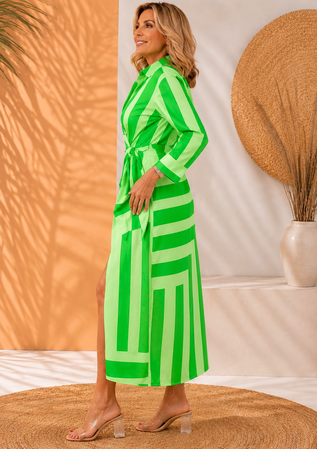 Olivera - Rochie Maxi Elegantă Cu Nod