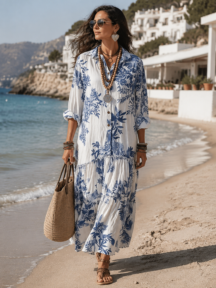 Shiza – Rochie Care Acoperă Abdomenul, Cu Nasturi