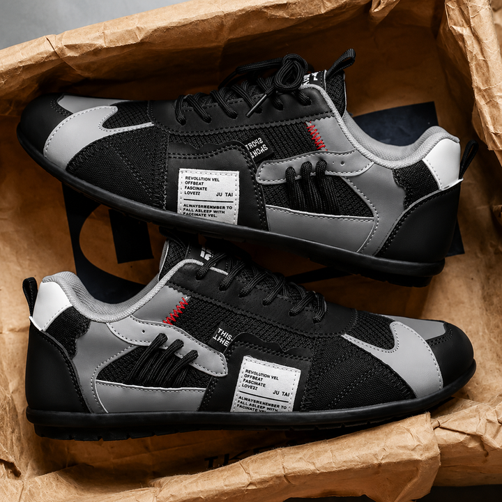 Reinders - Adidași cu șireturi în Stil Patchwork