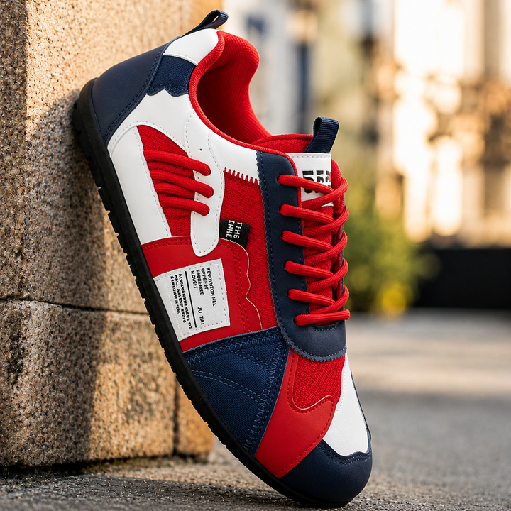 Reinders - Adidași cu șireturi în Stil Patchwork