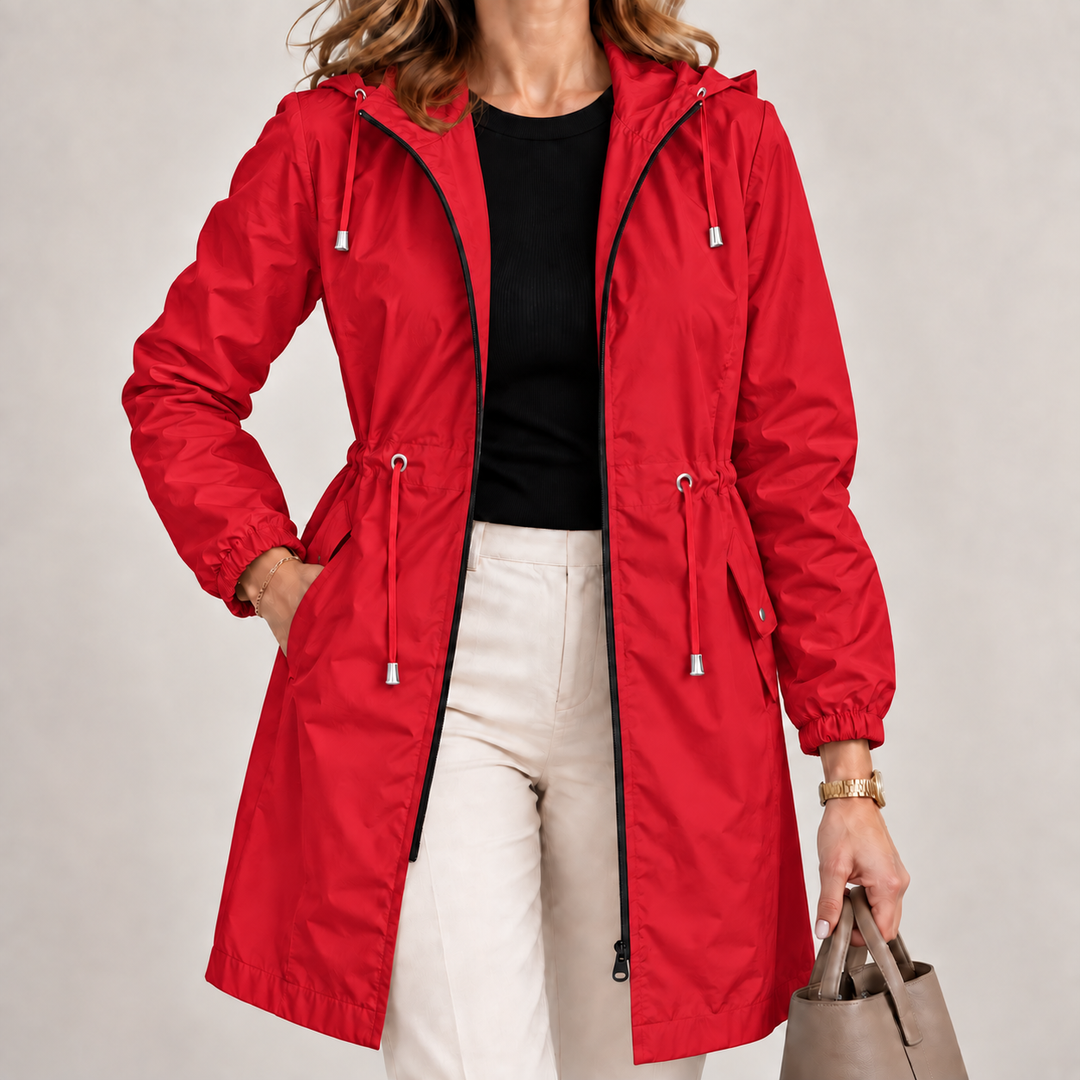 Jenevy - Lightweight Waterproof Jacket With Hoodie