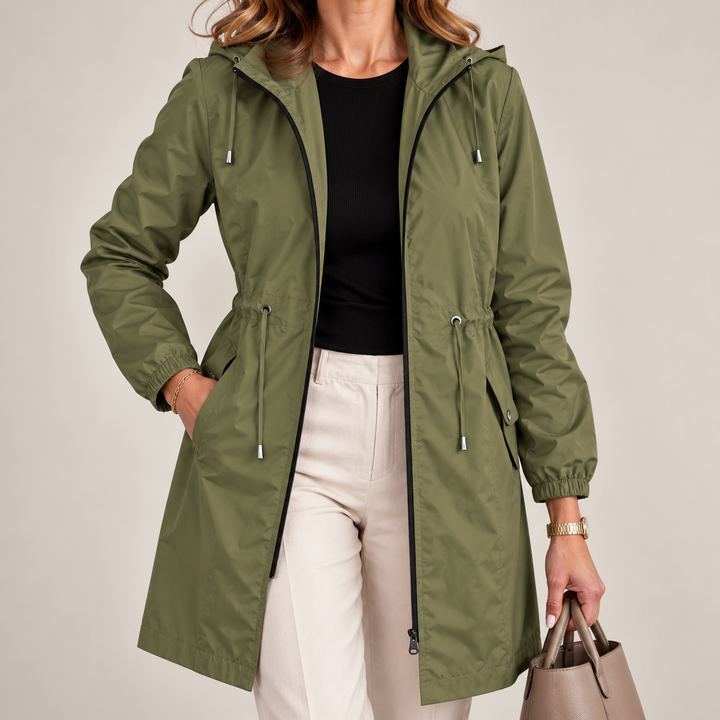 Jenevy - Lightweight Waterproof Jacket With Hoodie
