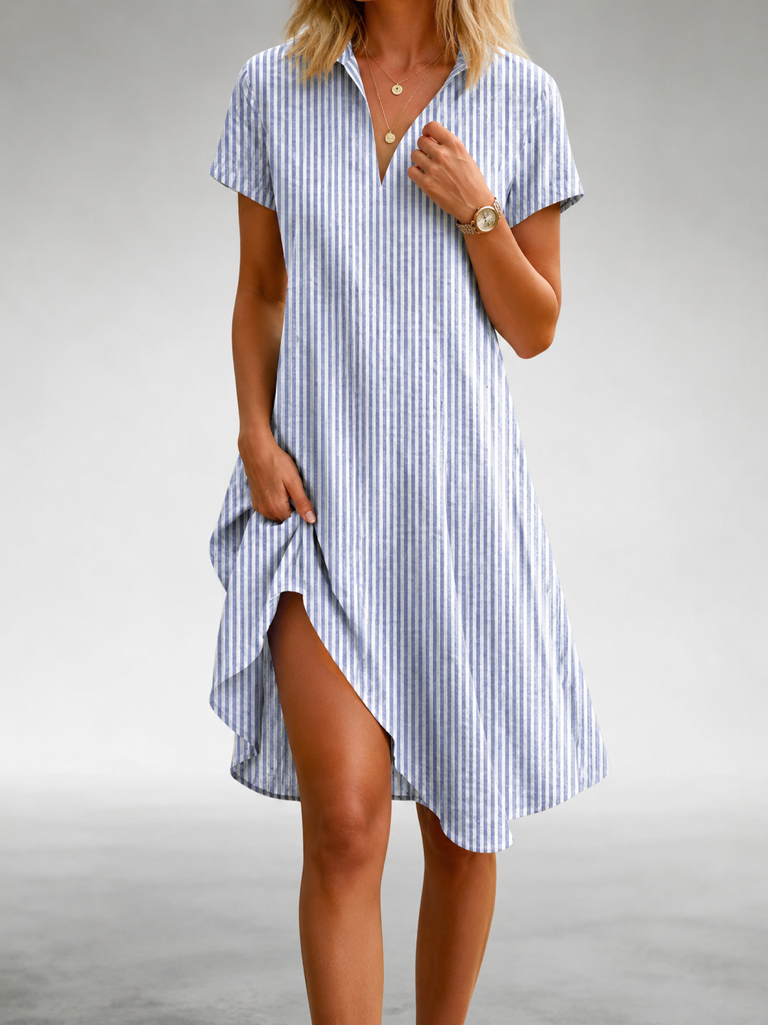 Heejin - Rochie Midi Confortabilă