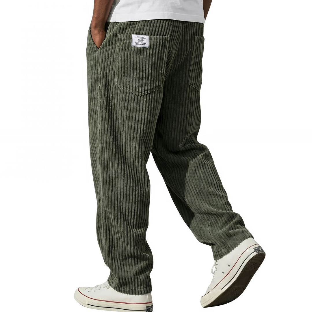 Erdem - Pantaloni cu Croială Largă și Textură de Velur