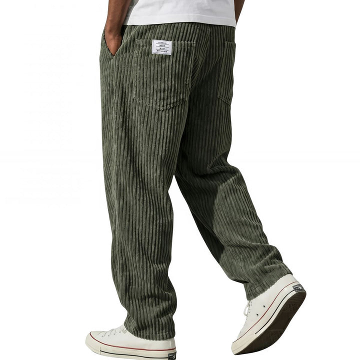 Erdem - Pantaloni cu Croială Largă și Textură de Velur