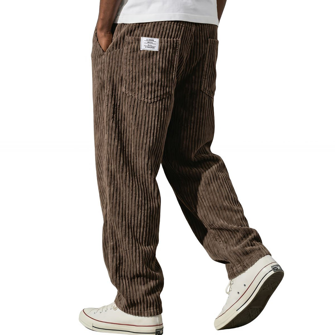 Erdem - Pantaloni cu Croială Largă și Textură de Velur