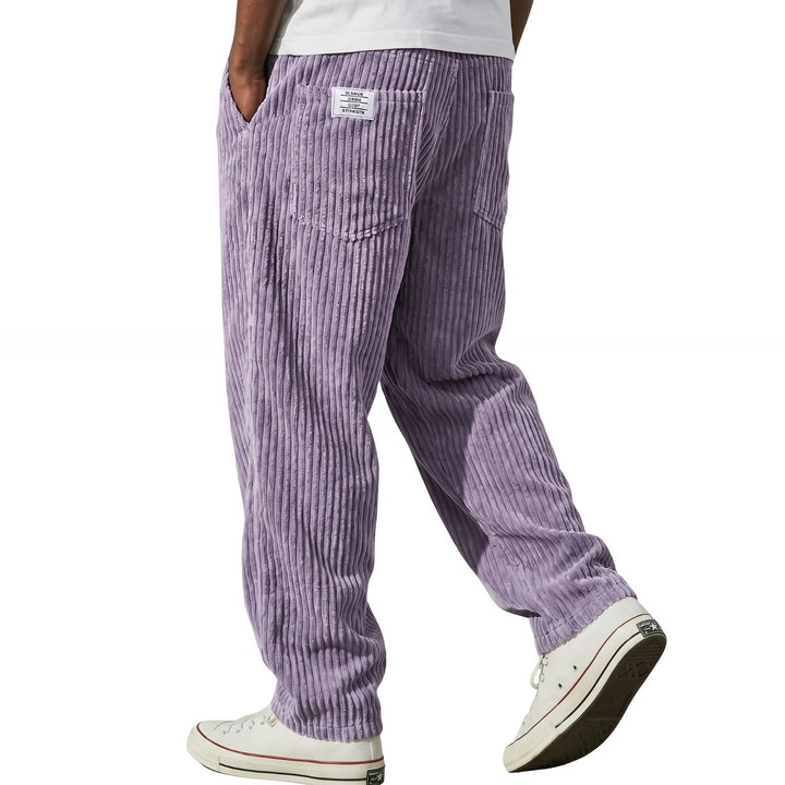 Erdem - Pantaloni cu Croială Largă și Textură de Velur
