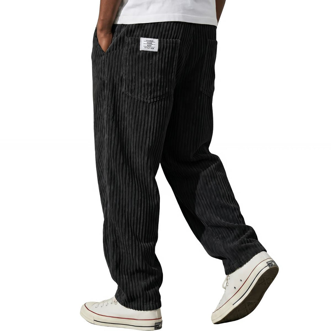 Erdem - Pantaloni cu Croială Largă și Textură de Velur
