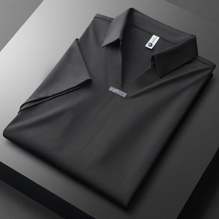 Jeorge - Tricou Polo Din Bumbac Si Mătase, Cu Eleganță