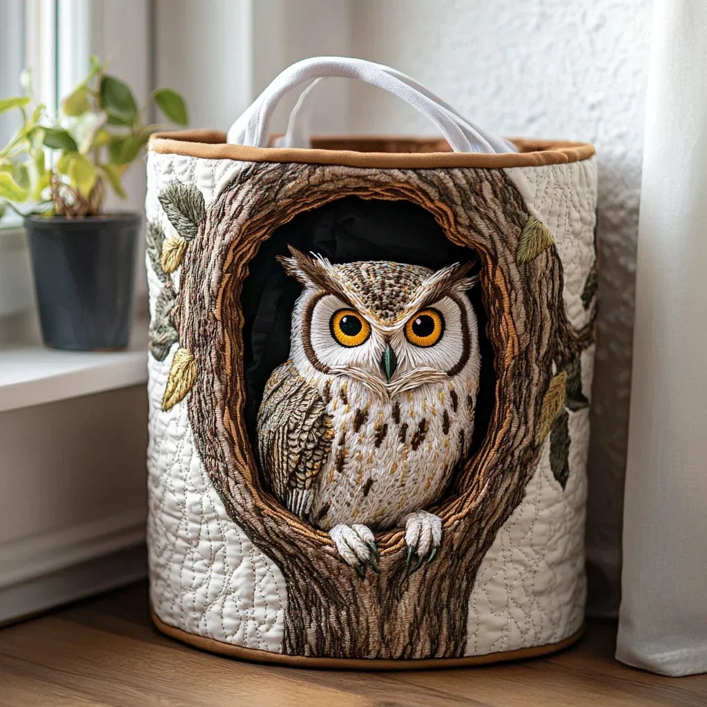 Crestelle - Coș Decorativ De Depozitare Matlasat Manual