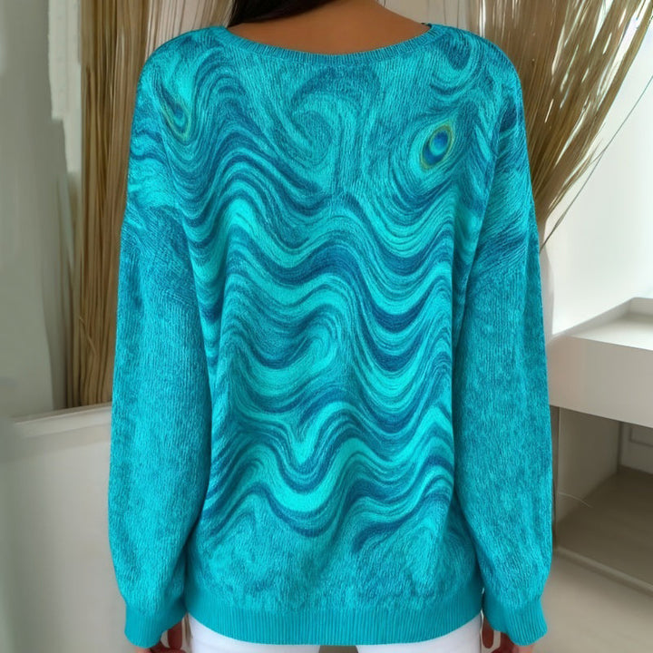 Nyella - Tricou Casual cu Imprimeu Degradé