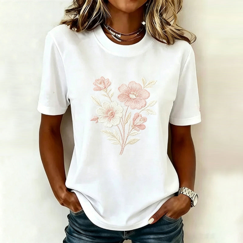 Wilina - Tricou Casual Cu Imprimeu Floral